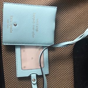 Kate spade luggage tag will include dustbag